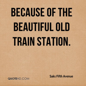 Saks Fifth Avenue Quotes