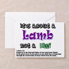 Its about a Lamb - Easter Greeting Card for