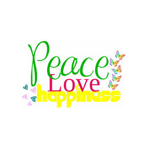 peace.love.happiness quote made by littlemissvanessa, please use! :]