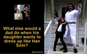 ... to Do When His Daughter Wants to Dress Up as Han Solo for Halloween