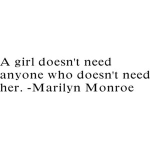 Marilyn Monroe Quote