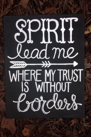Spirit Lead Me Where My Trust