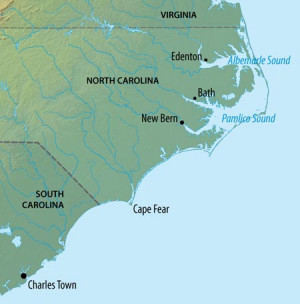 Southern Colonies Rivers Were along major rivers.