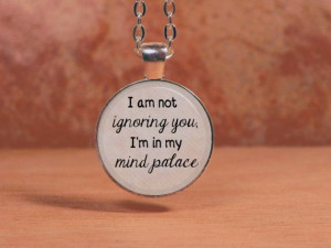 Quote I am not ignoring you I'm in my mind by NorthStarPendants, $12 ...