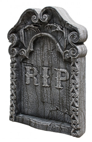 REST IN PEACE TOMBSTONE GRAVEYARD HAUNTED HOUSE HALLOWEEN DECOR