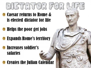 Julius Caesar and the End of the Roman Republic PowerPoint Lesson