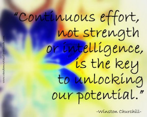 Winston Churchill On Human Potential