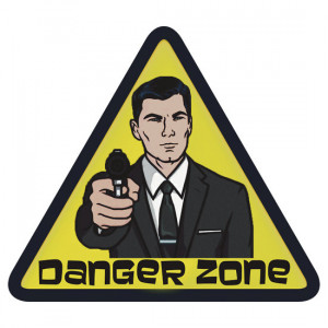Sterling Archer Danger Zone Archer danger zone: stickers