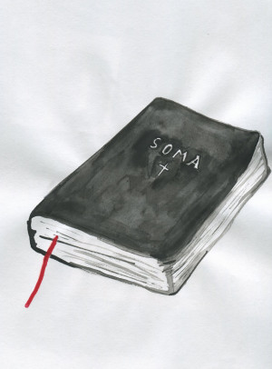 mentioned a lot in BNW 'Christainity without tears, that's what soma ...