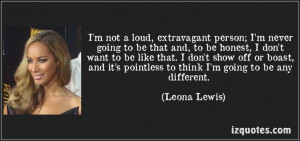 Leona Lewis Quote