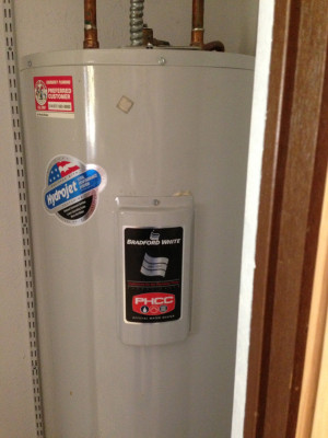 ... reset button hot water heater, I learn from a couple websites that it