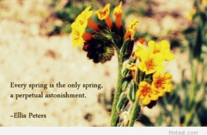 Spring Inspirational quote