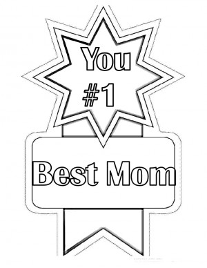 Mothers Day Coloring Pages For Preschool