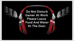 Misc - Statement Gamer Word Headphones Gaming Wallpaper
