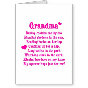 happy birthday poems for grandma