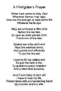 firefighter poems and quotes | Firefighters Poems and Prayers http ...