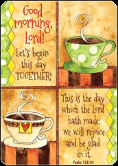 Good Morning Lord Prayer Card