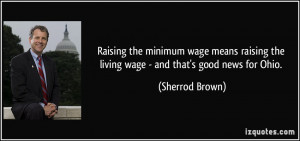 Raising the minimum wage means raising the living wage - and that's ...