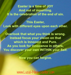 Easter Quotes - A course in Miracles