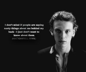 Jamie Campbell Bower | Quote by choccocalum