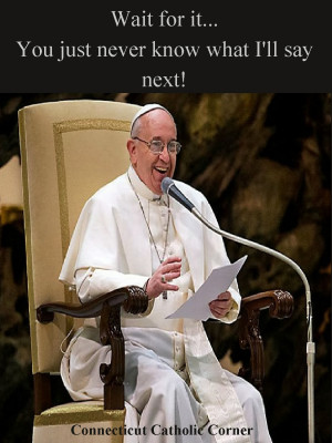 Pope Francis has again given an interview and again it looksbad ...