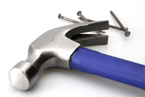 hammer and nails