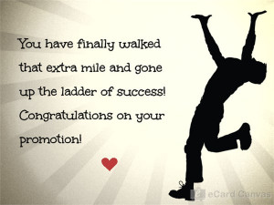 Congratulations » Promotion