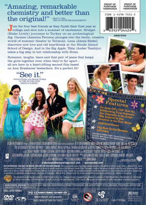 Sisterhood of the Traveling Pants 2 (US - DVD R1 | BD RA)