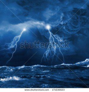 Quotes Pictures List: Dark Stormy Seas In The Night