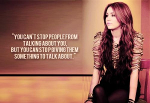 Favorite Quotes: Miley Cyrus « Read Less