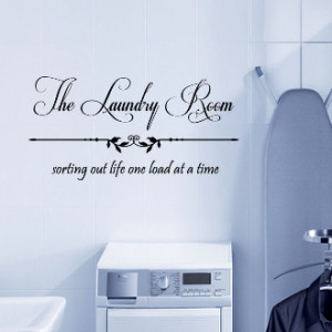 Our Products >> The Laundry Room Sorting Out Life Wall Decal Sticker