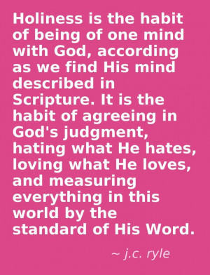 ... everything in this world by the standard of his word j c ryle