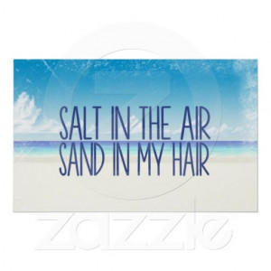 Summer Sand Salt Sea Poster #junkydotcom #zazzle #beach
