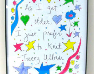 Tracey Ullman Quote Framed Print 