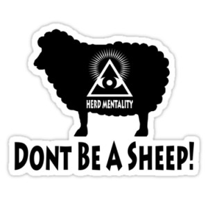 Don't be a sheep !