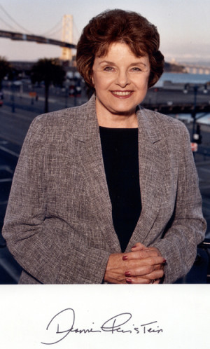 Dianne Feinstein, CA. United States Senator 1998 & 2003