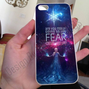 Disney Frozen Quote Galaxy For iPhone 4/4s/5/5c/5s,iPod 4/5,Samsung S3 ...