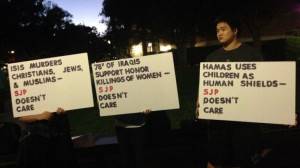 TruthRevolt Students Protest SJP, Supposedly Pro-Israel Groups ...