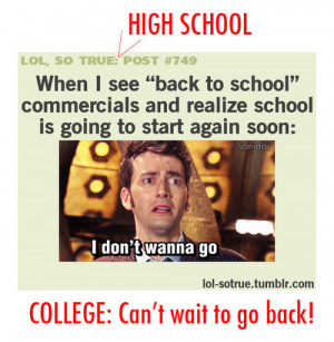 high school vs college high school college funny so true
