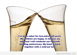 champagne image happy anniversary quote