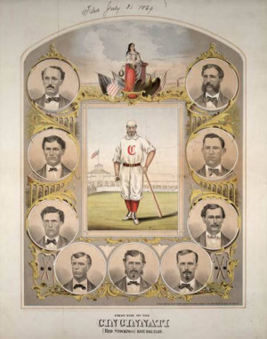 First Nine of the Cincinnati (Red Stockings) Base Ball Club, 1869, by ...