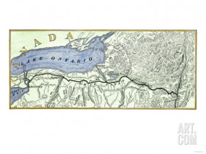 erie canal map