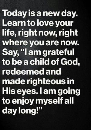 New day... new blessings