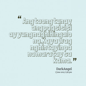 Quotes Picture: ang taong tunay ang pagsisisi ay yung naghihingalo ...