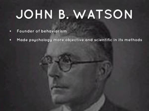 John B Watson John b. watson