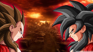 Dbz Ss4 Goku Vs Vegeta Wallpaper 1920x1080 Dbz, Ss4, Goku, Vs, Vegeta