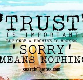 Broken Trust Quotes And Sayings For Relationships