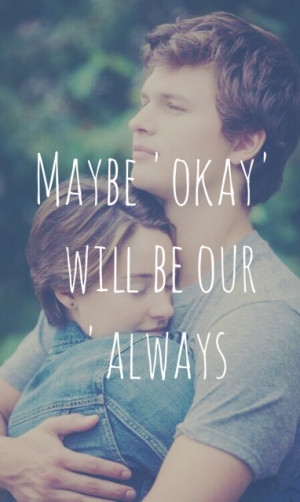 Maybe okay will be our always