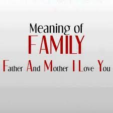 Meaning Of Family..
