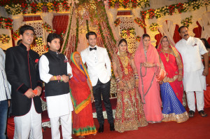 Jyotiraditya and Priyadarshini Raje Scindia attends Darshan Singh’s ...